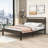 Bloomington Metal Platform Bed with Headboard-1001268064-1001268078