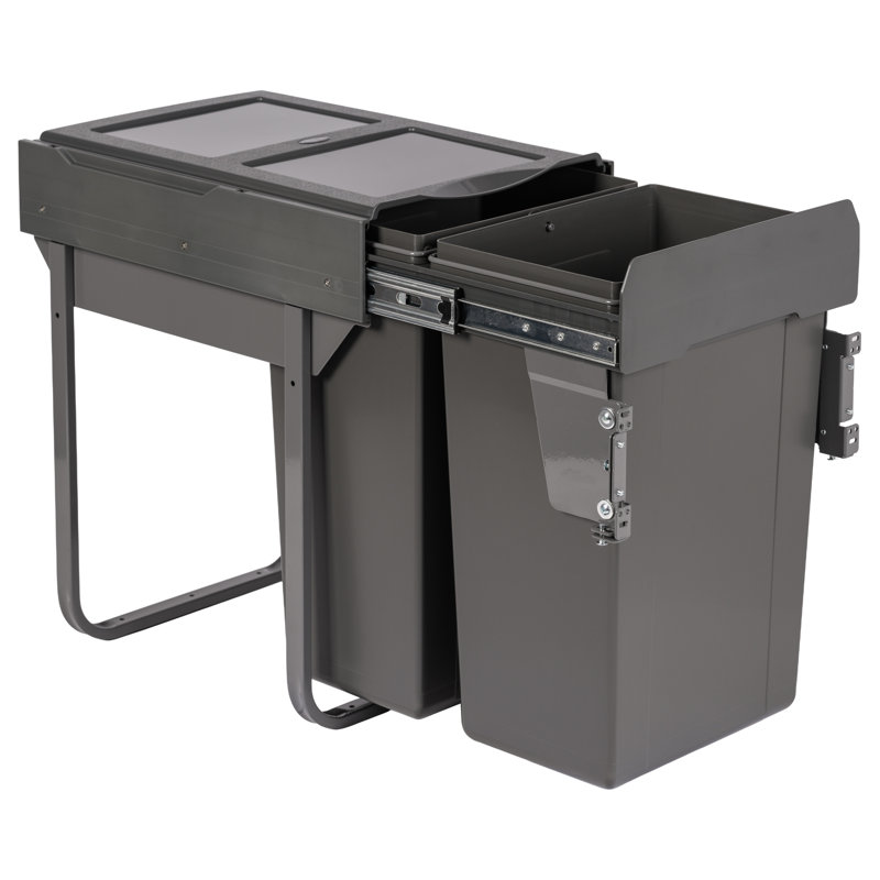 Plastic Pull Out Rubbish Bin