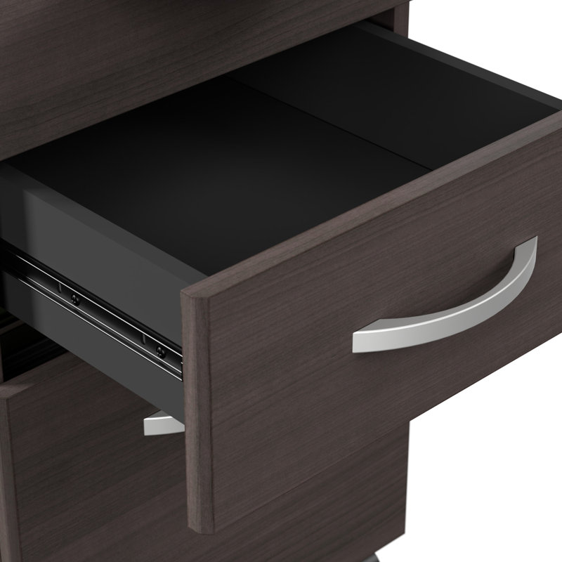 Arrive 16'' Wide 3 -Drawer Mobile File Cabinet, Storm Gray
