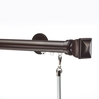 Kreger Aluminum Single Curtain Rod