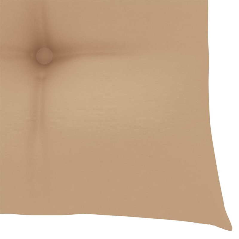 Chaise de patio avec coussin Dorathy, Beige