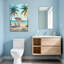 Plantes et fleurs, plage, palmiers, parasol, chaises, soleil, océan, ciel, sable-796180875