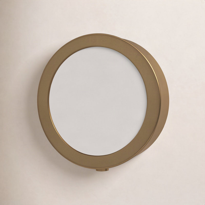 Putnam Flush Mounted Sconce, Heritage Brass