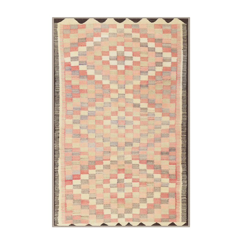 Tapis beige Patchwork, Rectangle 5 pi x 7 pi