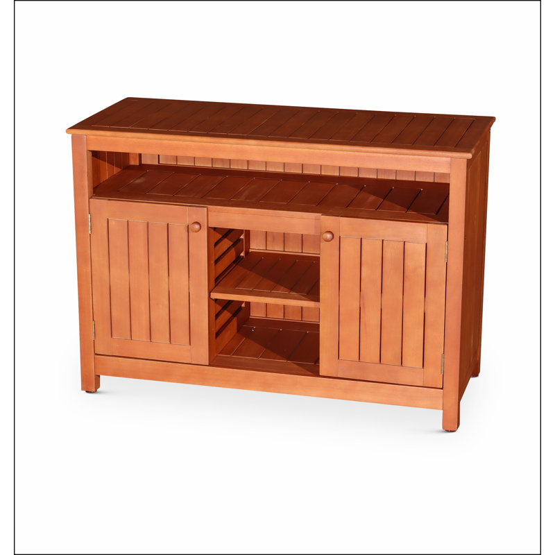 Buffet en eucalyptus