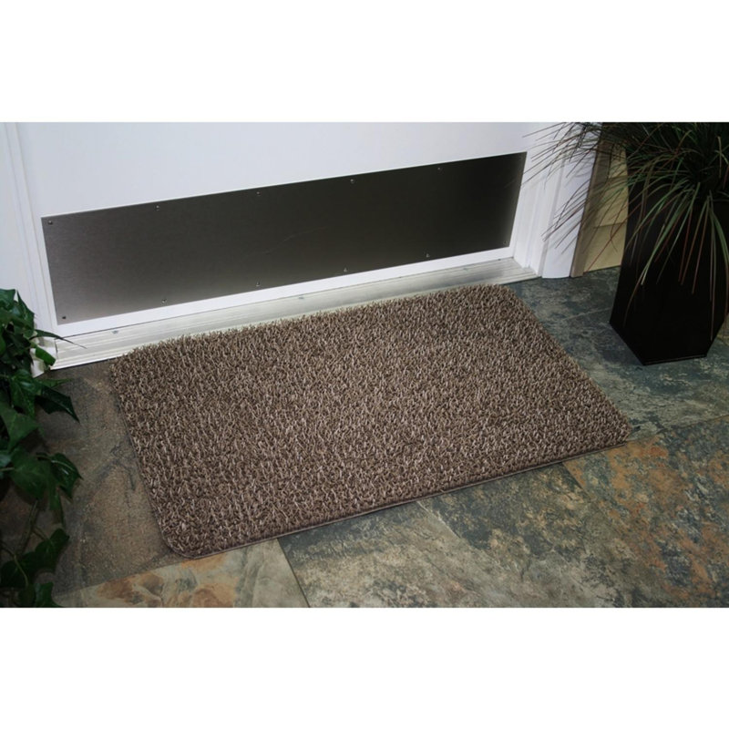 Kirti Non-Slip Doormat, Taupe
