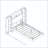 Twin Floating Bed Frame with Storage Headboard, Charging & LED Lights