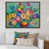 Black Floater Framed