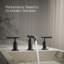Purist Widespread Bathroom Faucet with Drain Assembly-346284389