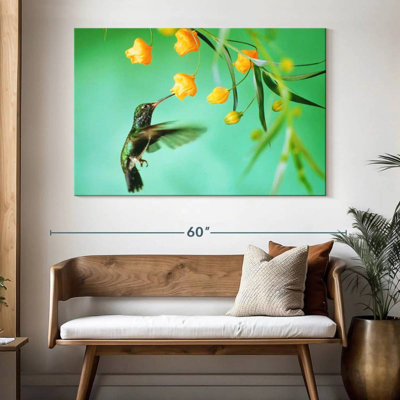 Thirsty Hummingbird, 34" H x 51" W