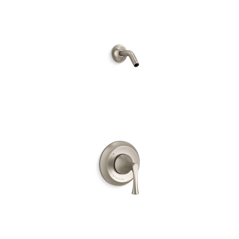Buckley Rite-Temp Shower Trim Kit, Without Showerhead, Brushed Nickel