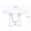 Table de salle à manger 48 "-1750958083