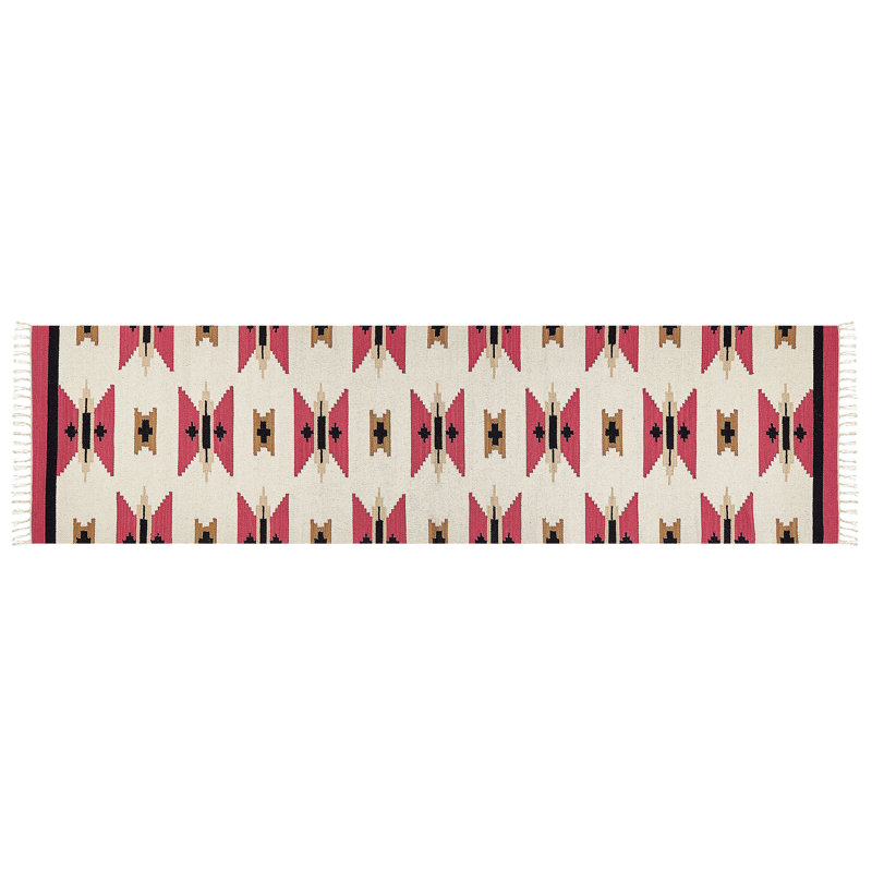 Skyla Moroccan Hand Woven Area Rug, Runner 80 x 300cm