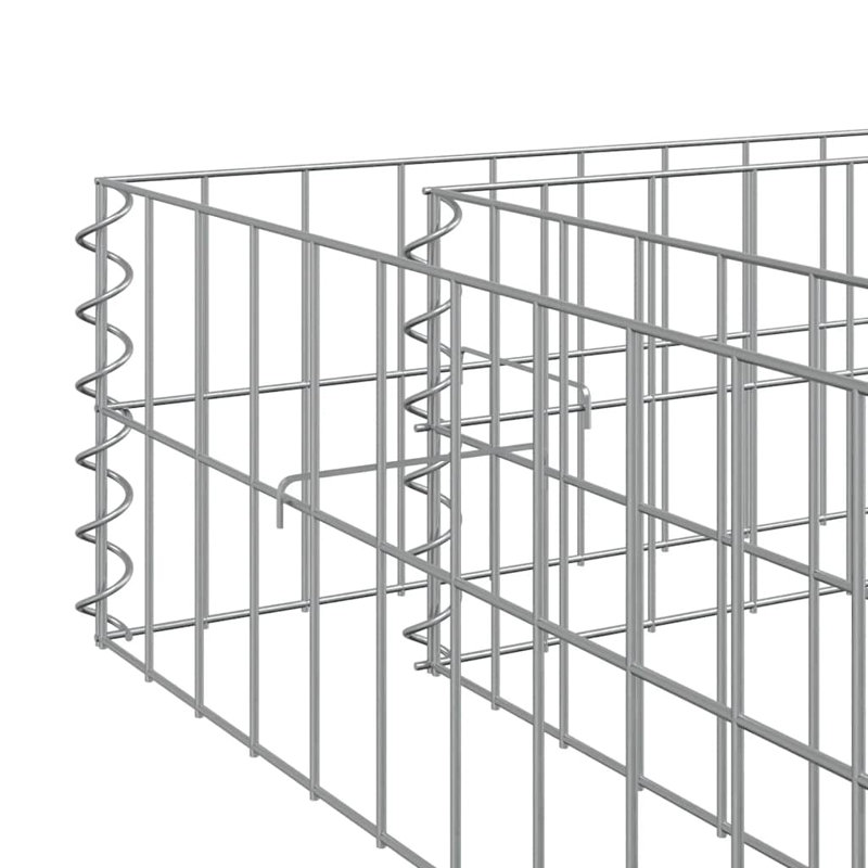 Raised Garden Bed Raised Flower Bed Galvanized Steel Outdoor Planter, 7.9" H x 393.7" W x 39.4" D