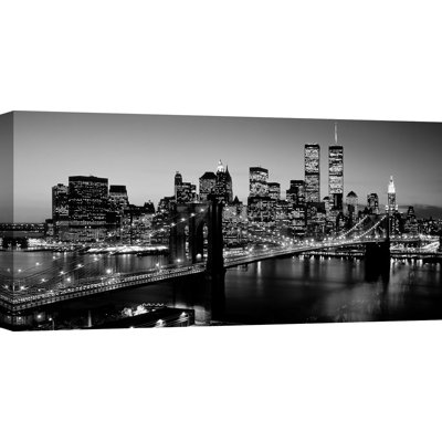 Brooklyn Bridge, NYC by Richard Berenholtz - No Frame Print on Canvas