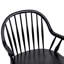 Chaises de salle à manger en bois massif avec accoudoirs de 24 po de large Hughes Hughes-125524742