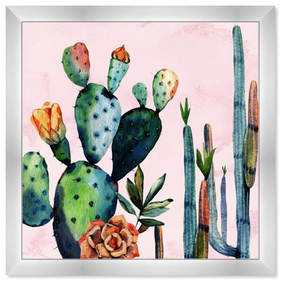 Watercolor " Watercolor Succulents " Painting Print