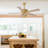 La Mott 52'' Ceiling Fan with Light Kit
