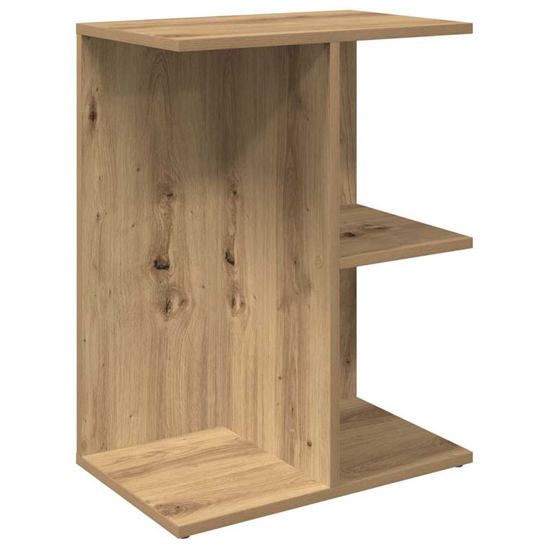 Sayaka 46.5cm W Manufactured Wood Bedside Table, Artisan Oak, Set of 2