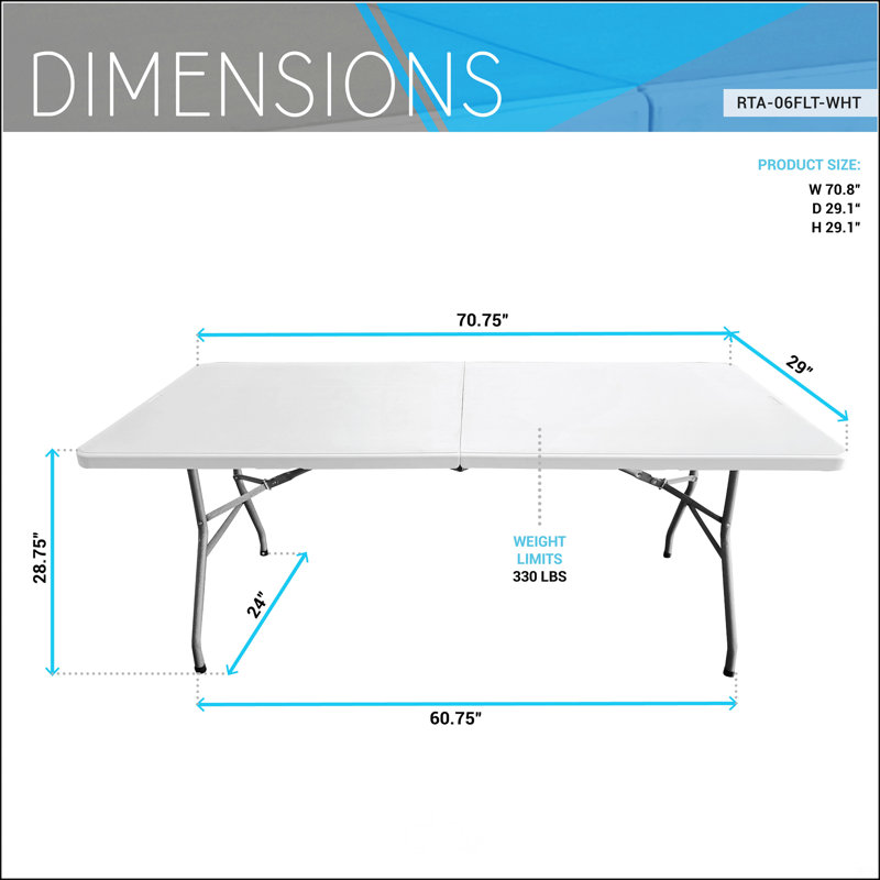 Table pliante polyvalente avec une conception conviviale pour divers réglages