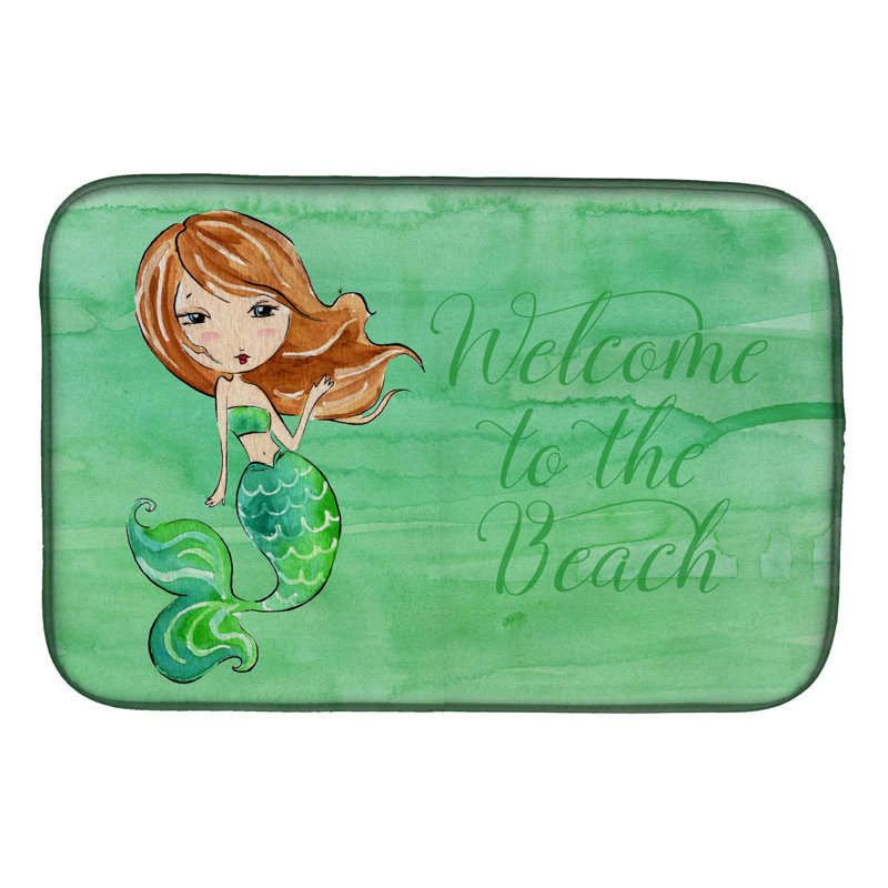 Tapis de séchage sirène welcome
