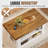 55" Kitchen Island With Power Outlets, Extra Large Work Surface, 3-tier Farmhouse Wooden Stationary Island Table With Storage Shelf For Kitchen Dining Room-1319138881