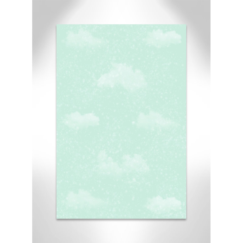 Unique Sparkle Clouds Art, 36" H x 24" W x 1.5" D, Canvas