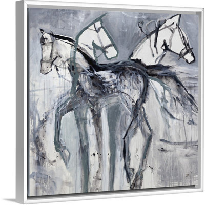 « pluie show day », peinture sur toile