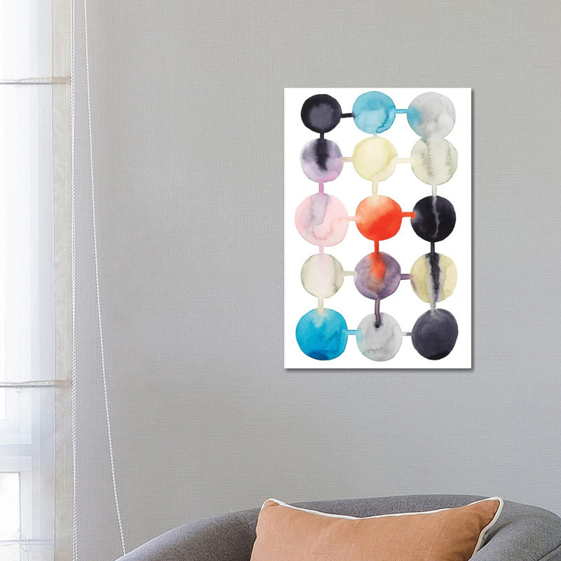 Connect The Dots II by Grace Popp - Wrapped Canvas Painting, 66.04 cm H x 45.72 cm W
