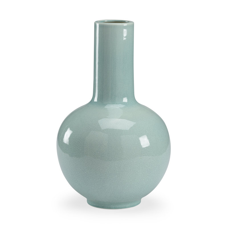 Ceramic / Porcelain Floor Vase, Celadon