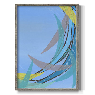 «Circulation Flow II», reproduction encadrée - bois massif