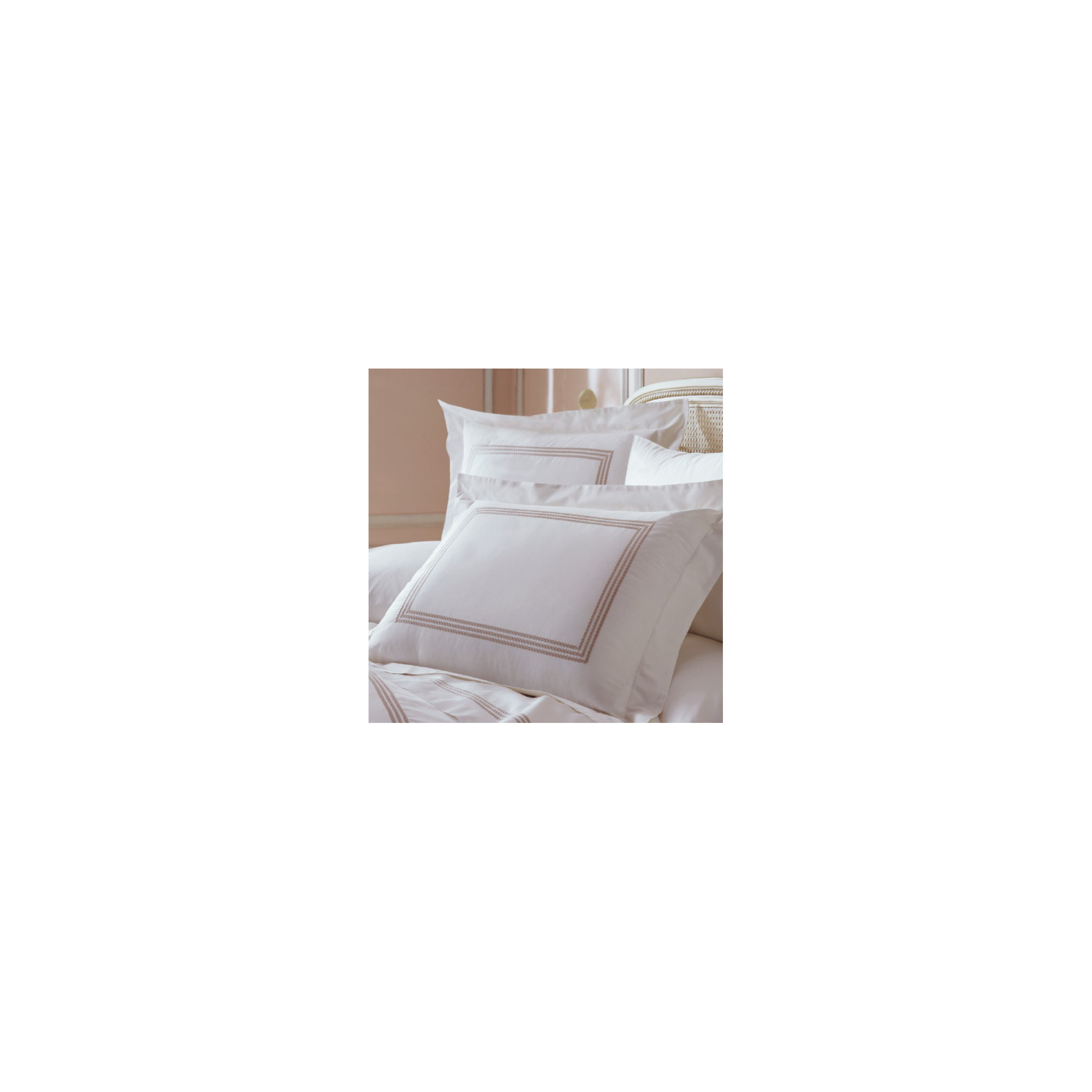 Silverdale Egyptian Cotton Sateen - Set of 2, King, Taupe