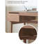 Bureau d'écriture Mid-Century en noyer avec tiroir