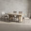 Ensemble de table de salle à manger 4 personnes avec chaises rembourrées Drevonte-124596050