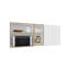 Armoire murale, 2 portes, 4 tablettes