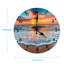 Horloge murale 12 po Beach Sunset