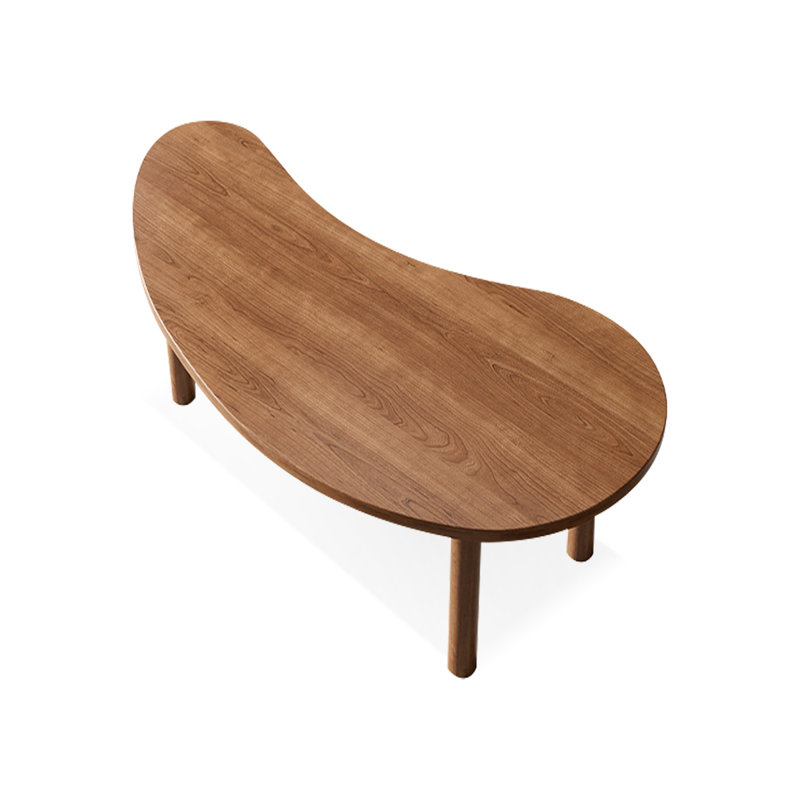 Bureaux en bois massif noyer, H 27,56 po x l 55,12 po x P 1,97 po