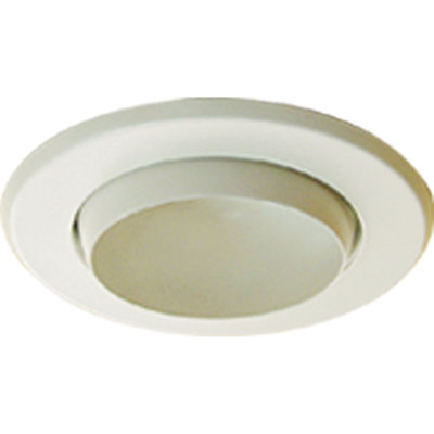 6'' White Adjustable Recessed Trim
