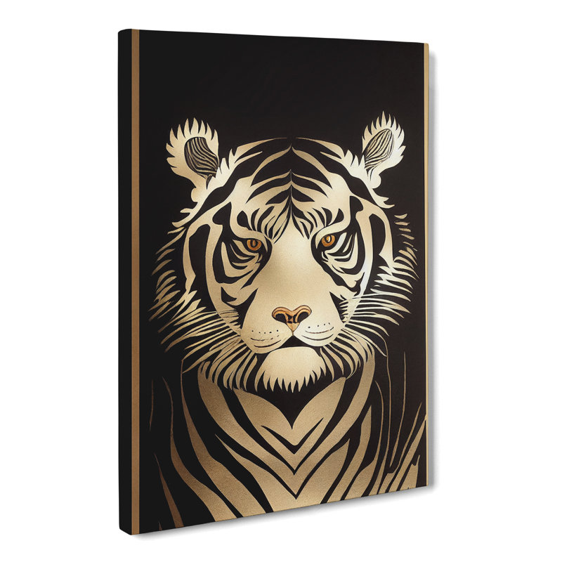 Tiger Scroll Vol.1 - Wrapped Canvas, 76cm H x 50cm W x 3cm D
