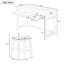 4-Piece Dining Table Set For 3-1002039098-1002039097