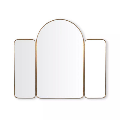 Triptych Metal Mirror