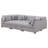 Lafayette Grey 6-piece Upholstered Sectional Sofa