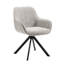 59cm Wide Upholstered Metal Dining Chairs-1793750025
