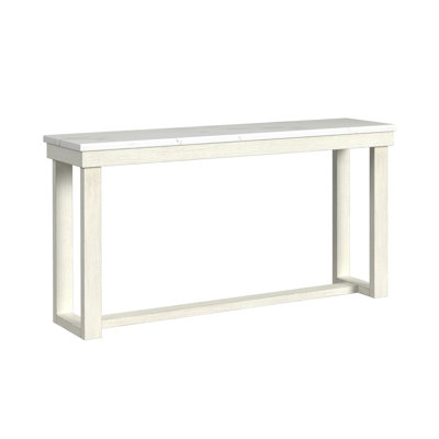 Jocelyn Sofa Table in Brushed White