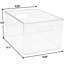 Organisateurs en plastique transparent 3 pièces