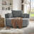 Swivel Round Sofa Chair With Removable Pillows-533902801