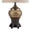 Lampe de table - 28,75 pouces en résine dorée Max Bejewel