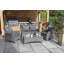 PARIS 4 Seater 4pc Lounging Coffee Set 2 Seater sofa, 2 armchairs with Coffee Table including Cushions-22842783