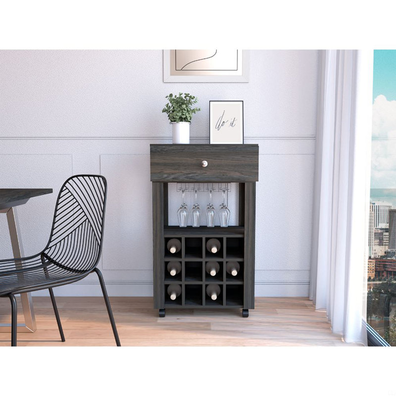Bar Cart Drawer, Brown