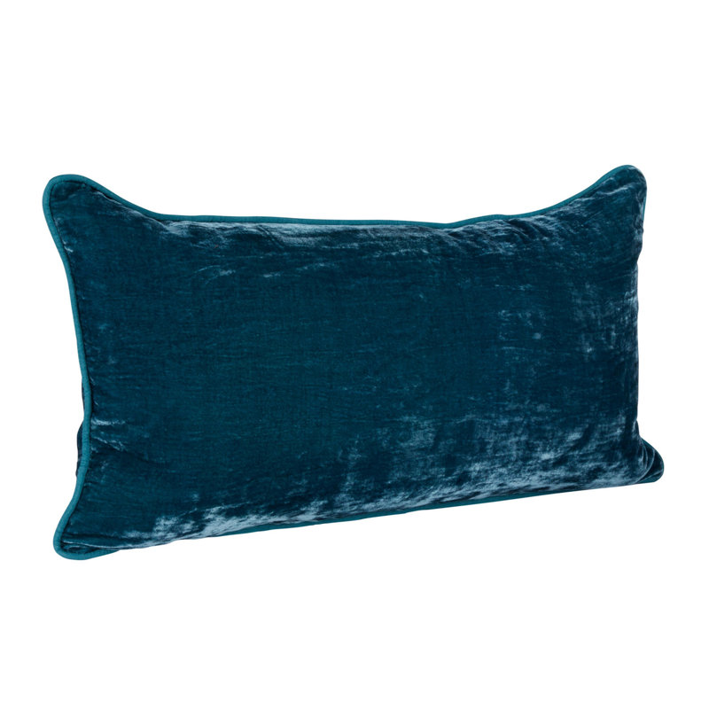 Oreiller Lexington, H 14 po x l 26 po, Forme rectangulaire, Sarcelle